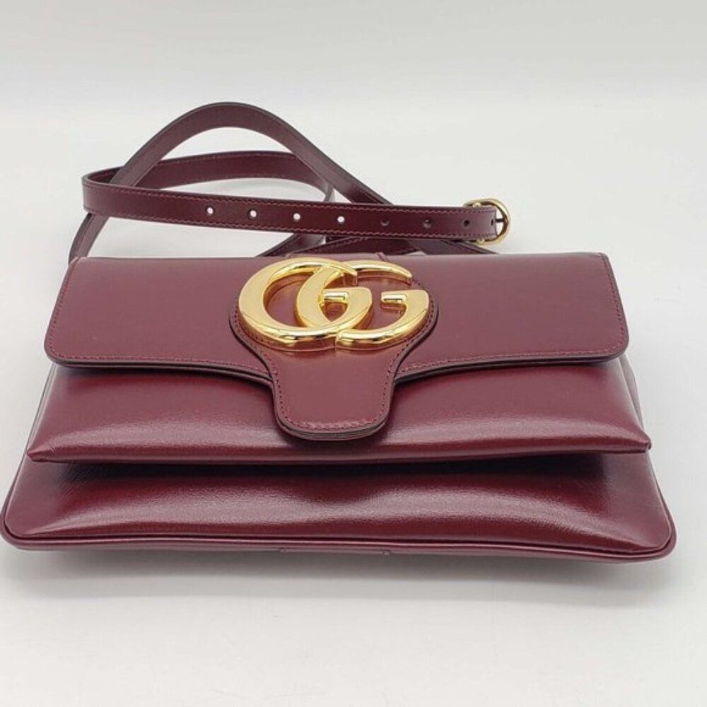 Authentic Gucci Arli GG Leather Shoulder/Crossbody Bag - Picture 9 of 15